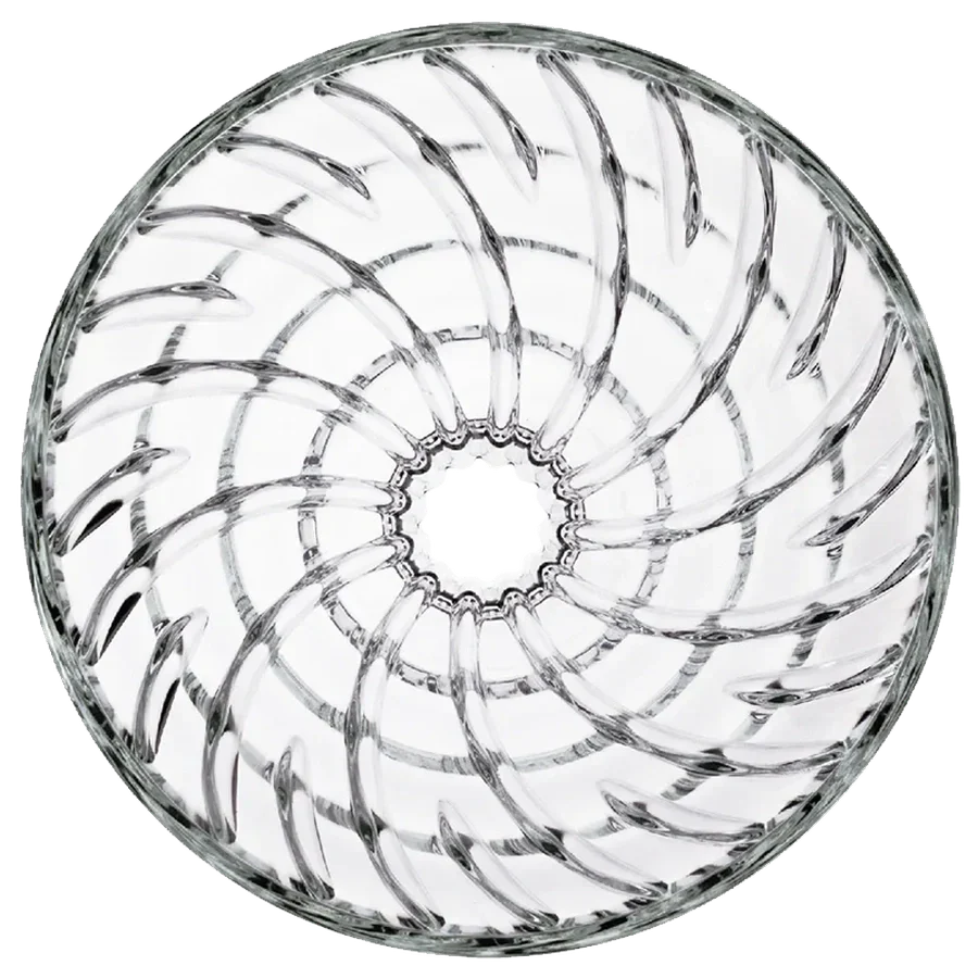 Hario V60 Glass Coffee Dripper 01 in black with conical shape and spiral grooves.