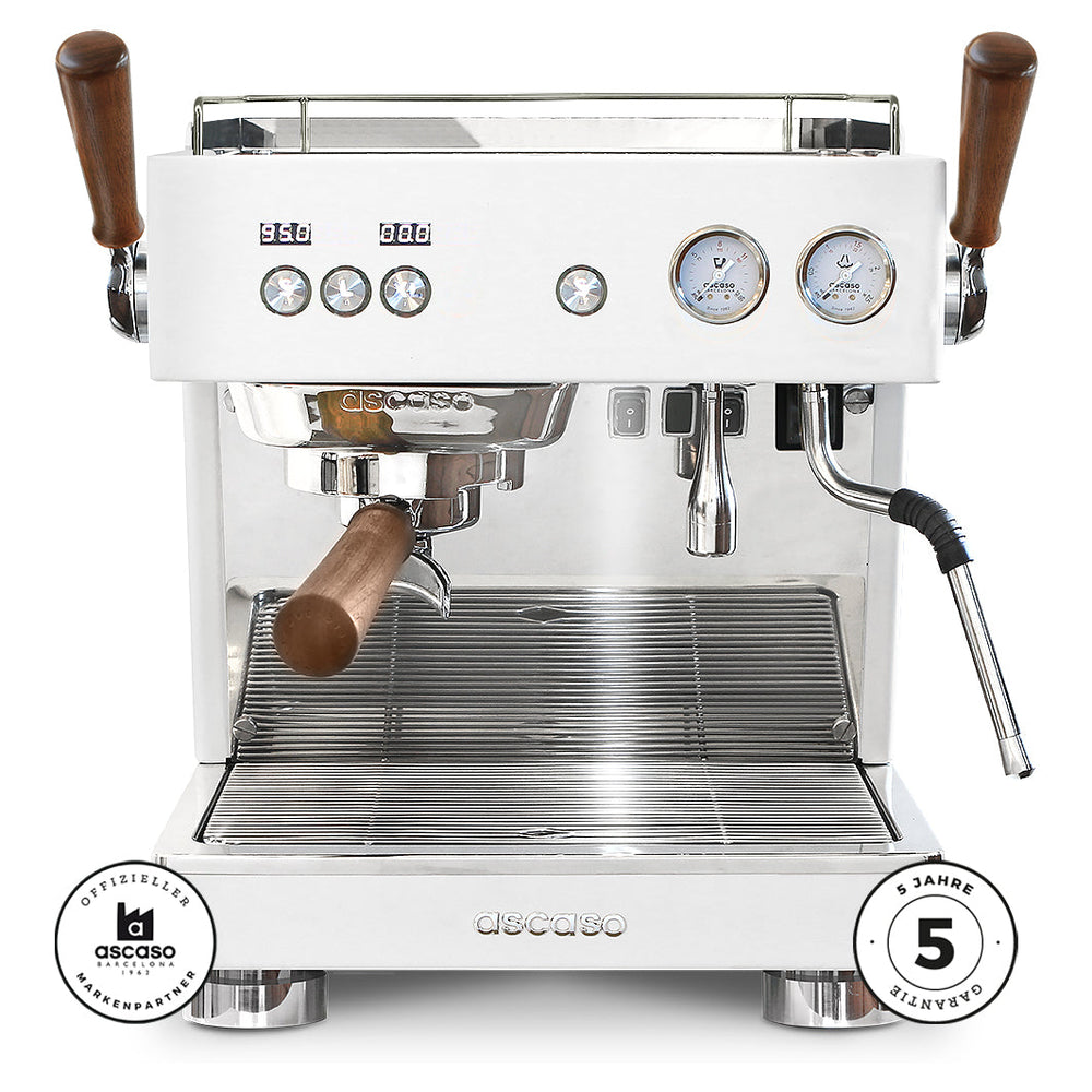 Ascaso Baby T Plus with Flowcontrol White