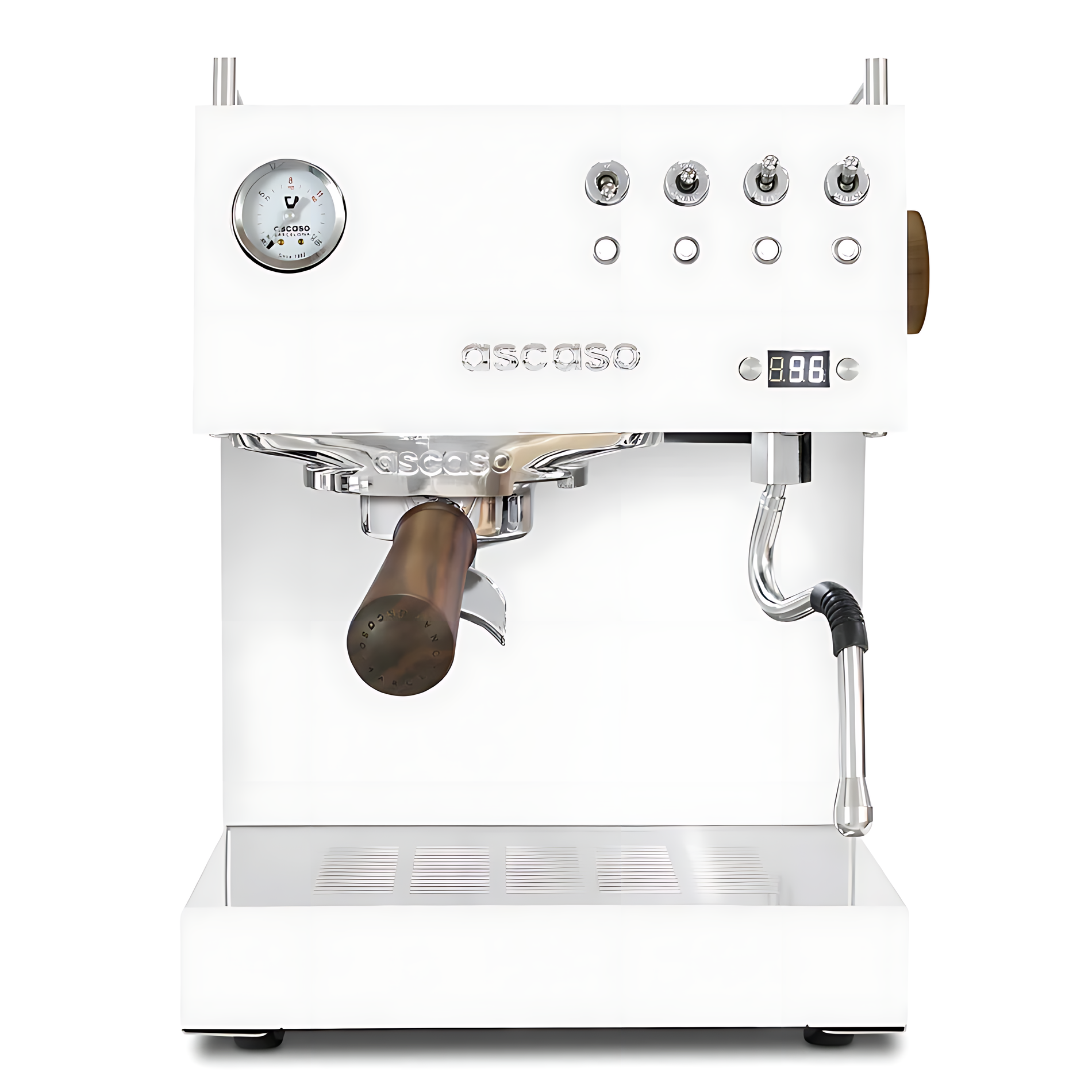 Ascaso Steel UNO PID weiß / white & wood Version 2024