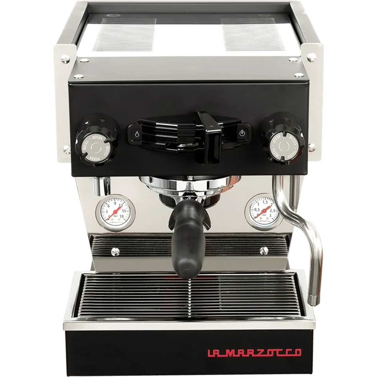 La Marzocco Linea Micra Schwarz Varia VS4 Sand Bundle
