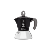 Bialetti Cappuccino Set mit Moka Induction Milchaufschäumer und Kaffee