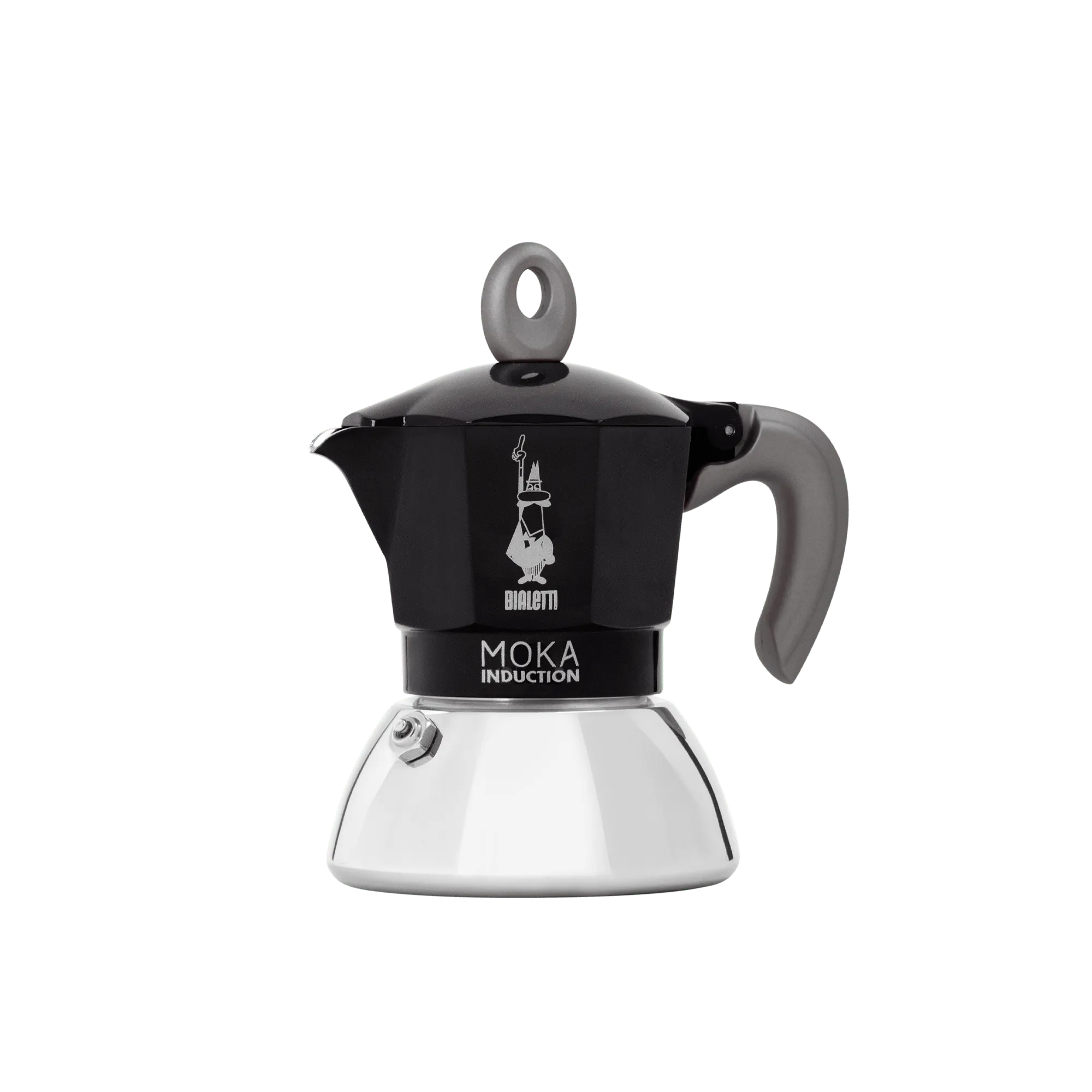 Bialetti Cappuccino Set mit Moka Induction Milchaufschäumer und Kaffee