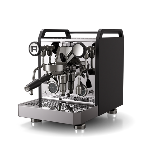 Rocket Mozzafiato V Fast Heat Schwarz & Mahlkönig X64 SD Schwarz – Premium Espresso Bundle