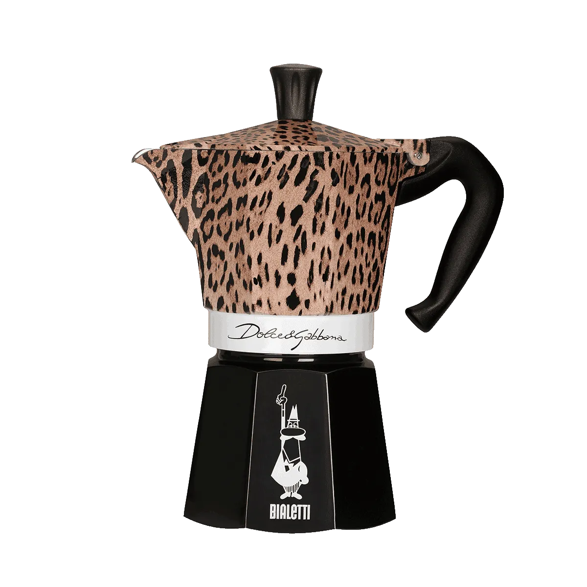 Bialetti Dolce & Gabbana Leopardo Moka Express 6 Tassen – Vorderseite