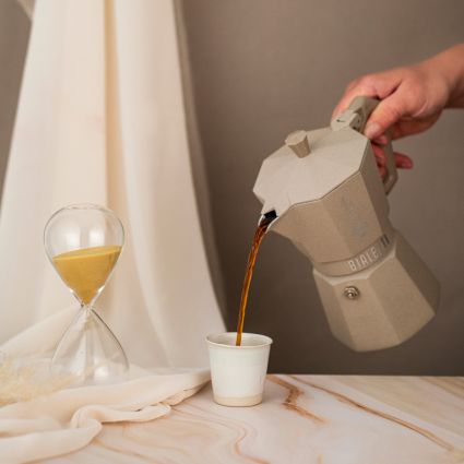 Bialetti Exclusive Moka Express Induktion Creme - 6 Tassen