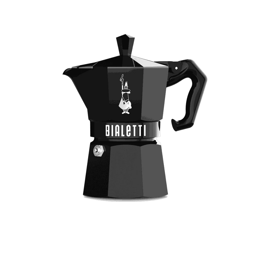 Bialetti Moka Exclusive – 3 Tassen Schwarz