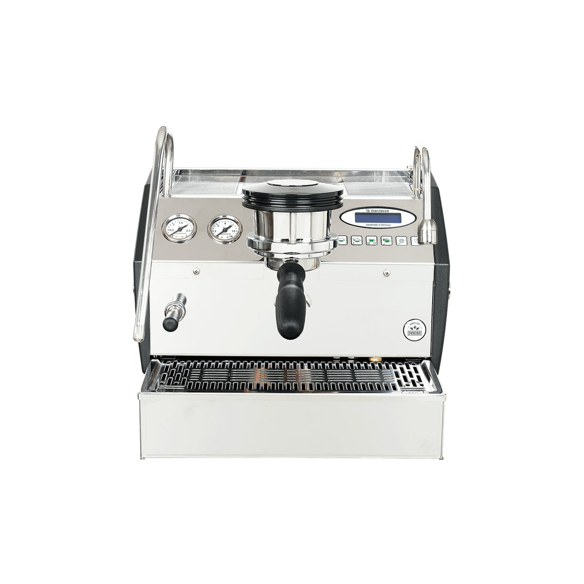 La Marzocco GS3 AV Espressomaschine Frontansicht mit vier Bezugstasten