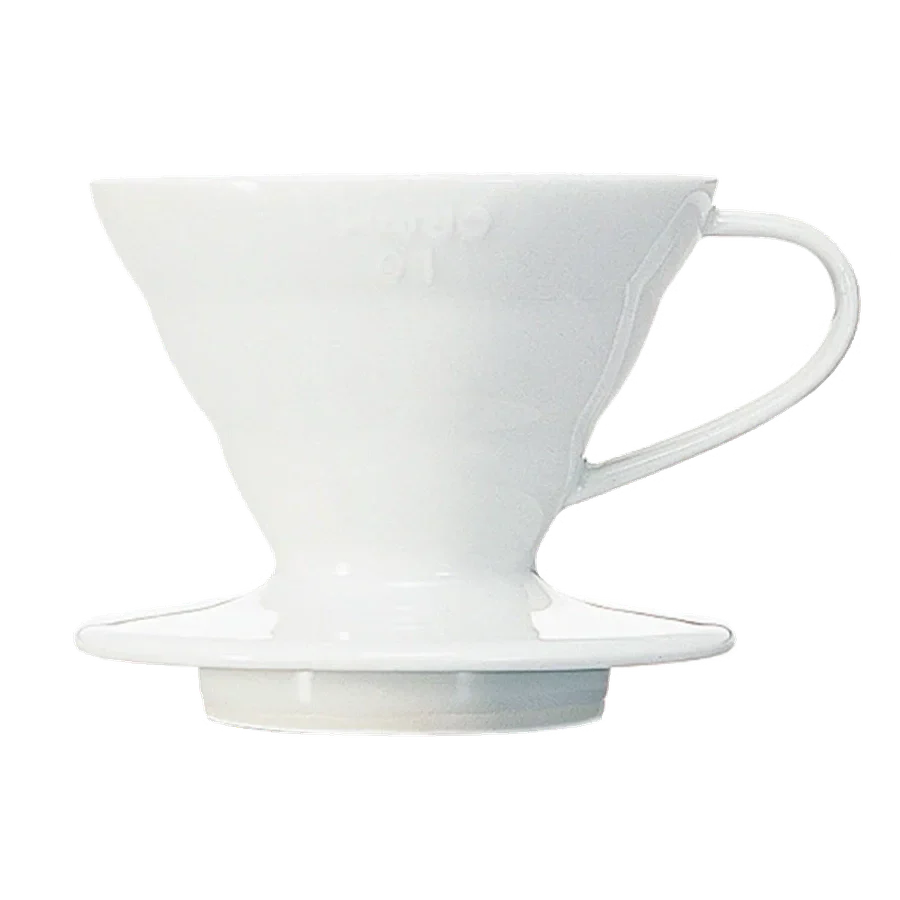 Dripper de café de cerámica Hario V60 01 blanco