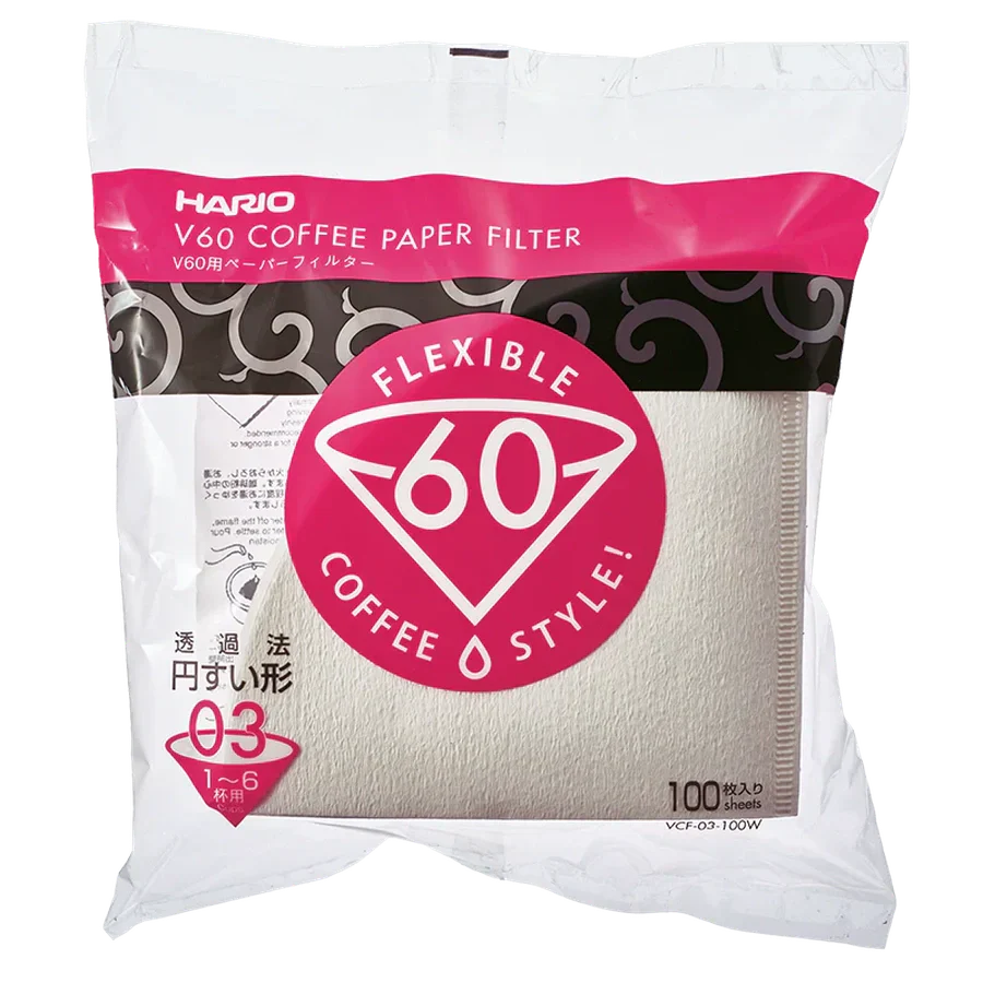 Hario V60 Paper Filters - Size 03 100 pieces