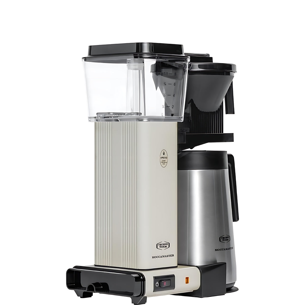 Moccamaster KBGT 741 -  Off White - mit Thermoskanne