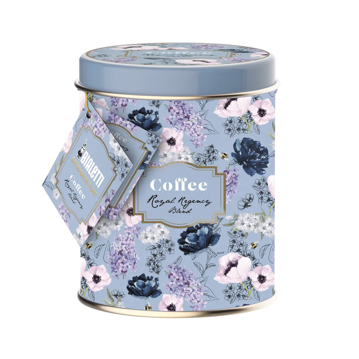 Bialetti Bridgerton Design-Kaffeedose + Royal Regency Blend 250 g