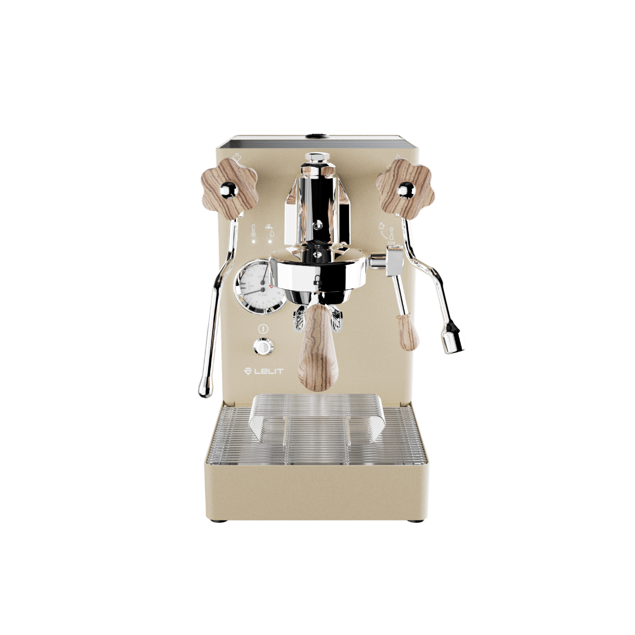 Lelit Mara X V2 Gold Espressomaschine Frontalansicht