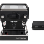 La Marzocco Linea Mini R Schwarz mit Connected Scale – Brew by Weight Bundle
