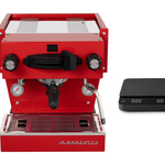 La Marzocco Linea Mini R Rot mit Connected Scale – Brew by Weight Bundle