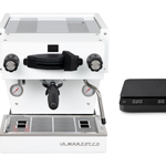 La Marzocco Linea Mini R Weiß mit Connected Scale – Brew by Weight Bundle