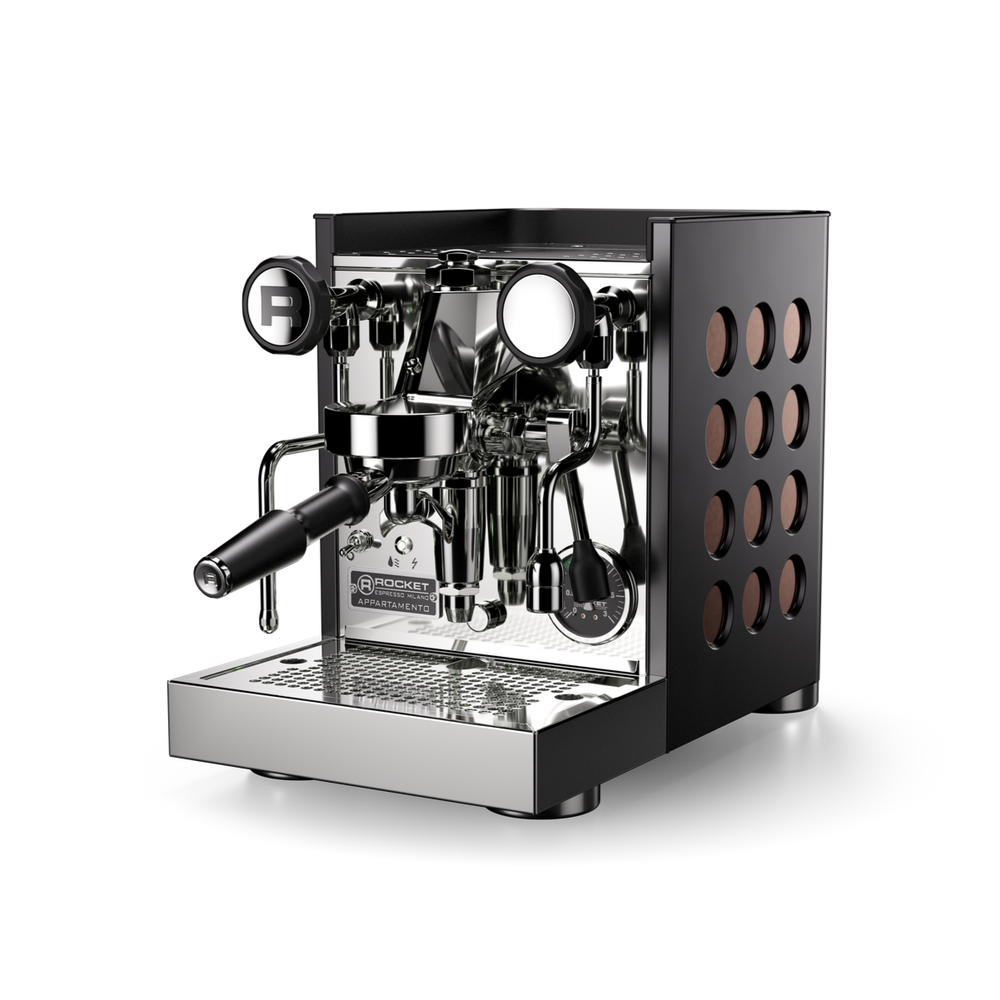Rocket Appartamento TCA Schwarz/Kupfer & Varia VS4 Rose – Design Espresso Bundle