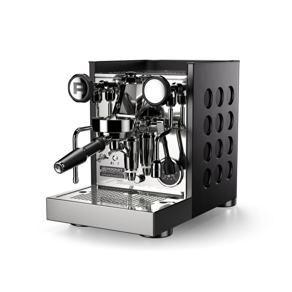 Rocket Appartamento TCA Schwarz Schwarz Frontalansicht