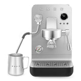 Smeg Mini Pro EMC02 Schwarz Detailansicht Dampflanze