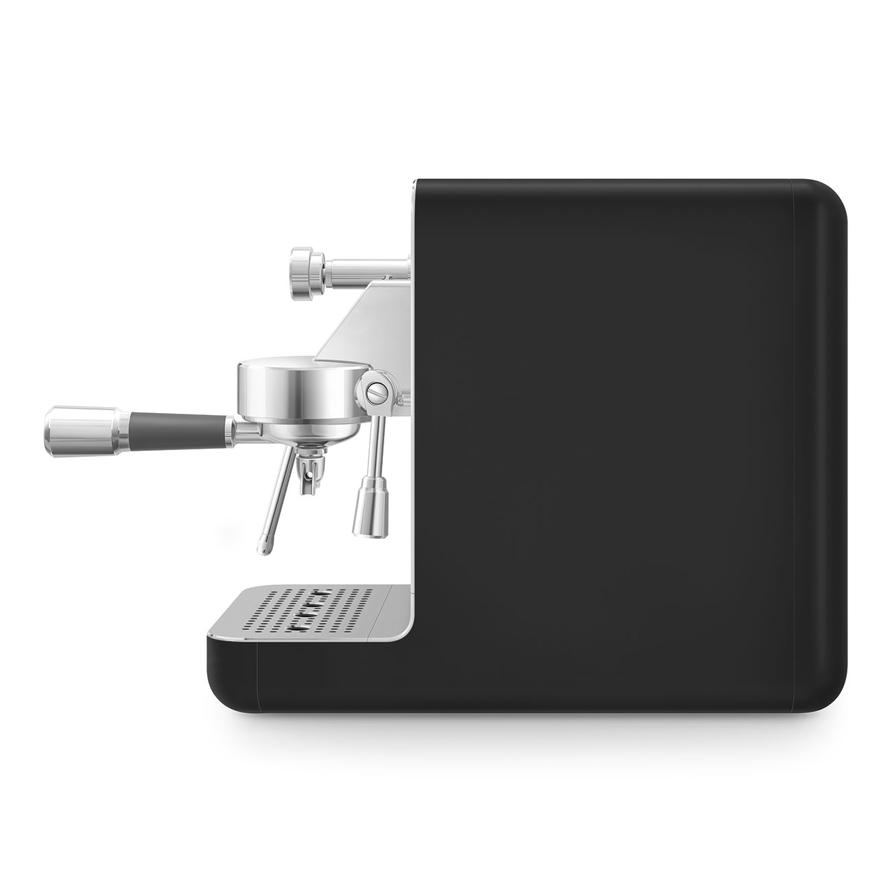 Smeg Mini Pro EMC02 Schwarz Detailansicht