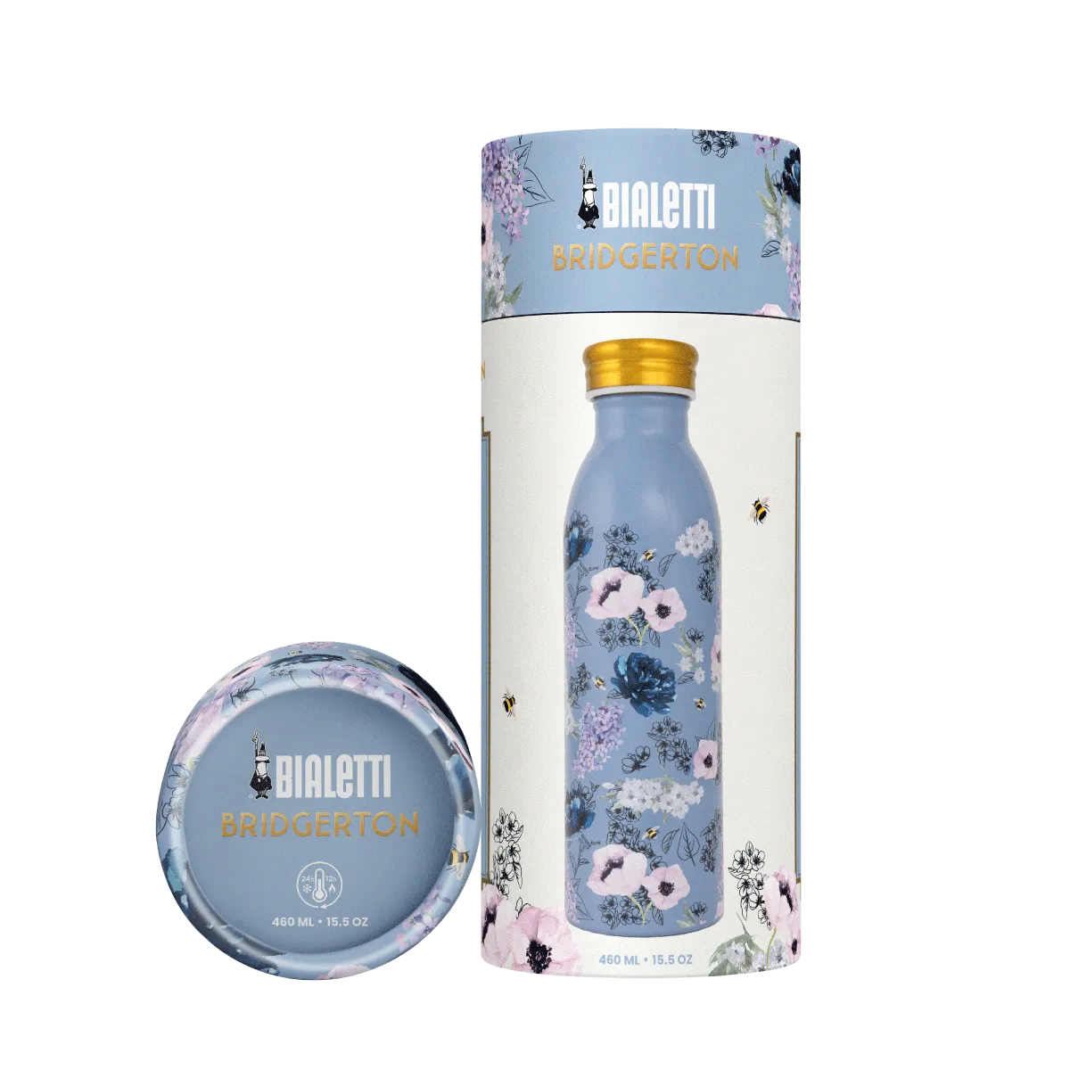 Bialetti Bridgerton Edelstahl-Thermosflasche – 450 ml