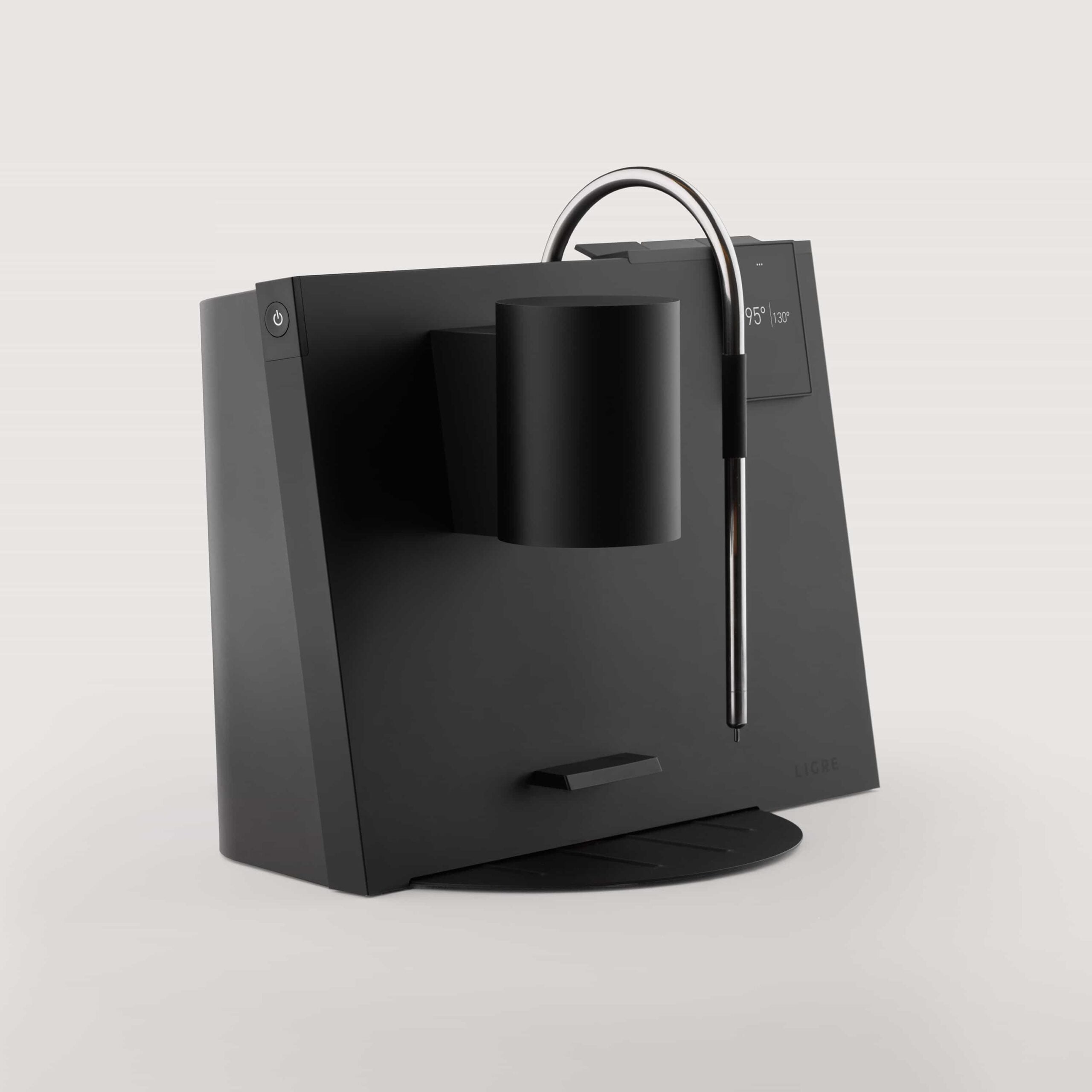 LIGRE Youn Black-Mat Seitenansicht