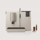 LIGRE Youn Silver-Beige mit Walnut Frontalansicht